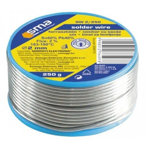 Zica za lemljenje 250gr 1mm